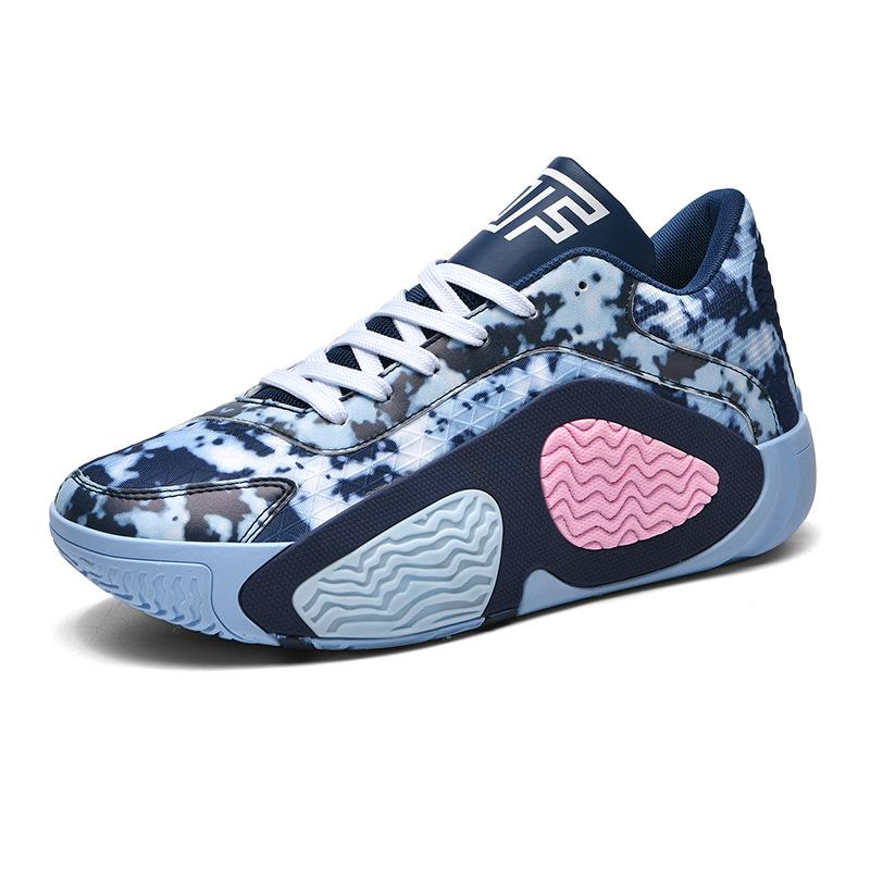 

Баскетбольные мужские и женские осенние новые нескользящие, износостойкие и амортизирующие кроссовки для реального боя с сетчатой дышащей поверхностью, спортивная обувь для студентов, высокие ботинки 45 темно-синий