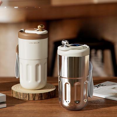 Bio 316 Stainless Steel Thermos Cup with High Appearance Level Cooling Portable Car Accompanying Coffee Thermos Cup