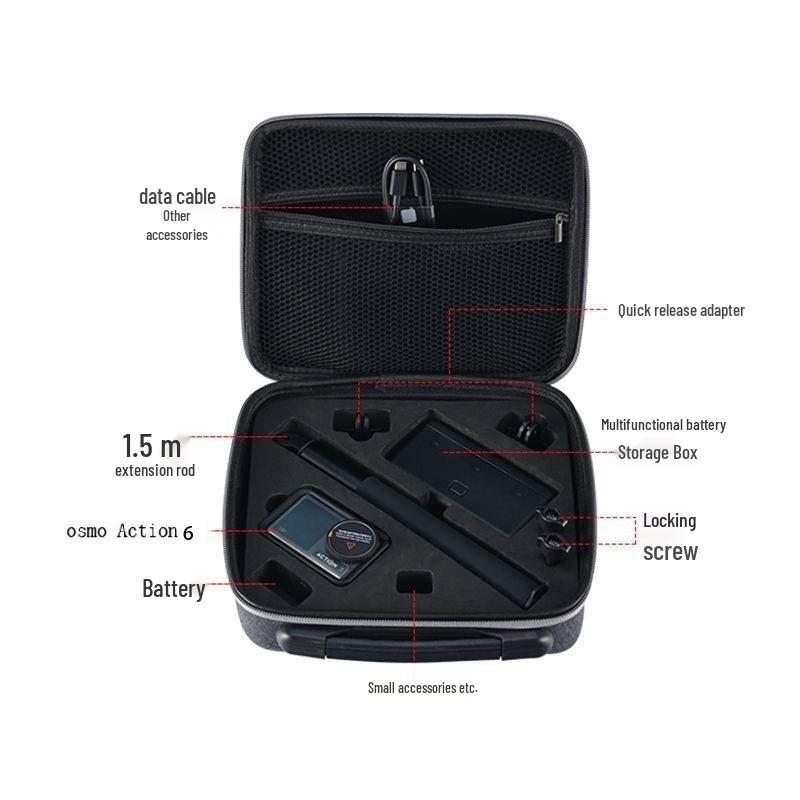 Osmo Action Camera Storage Bag & Case for Action 6/5/4