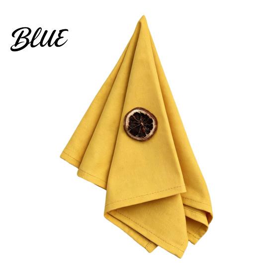 Durable Cloth Napkins Rustic Napkin 16 Inch Solid Color Linen Machine Exquisite Washable