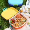 900/1300ML Divides Lunch Box Reusable Lunch Container Portable Outdoor Picnic Box  Tableware