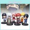 Naruto Character 6pcs Pvc Toy Model Desktop Decoration Child Christmas Gift