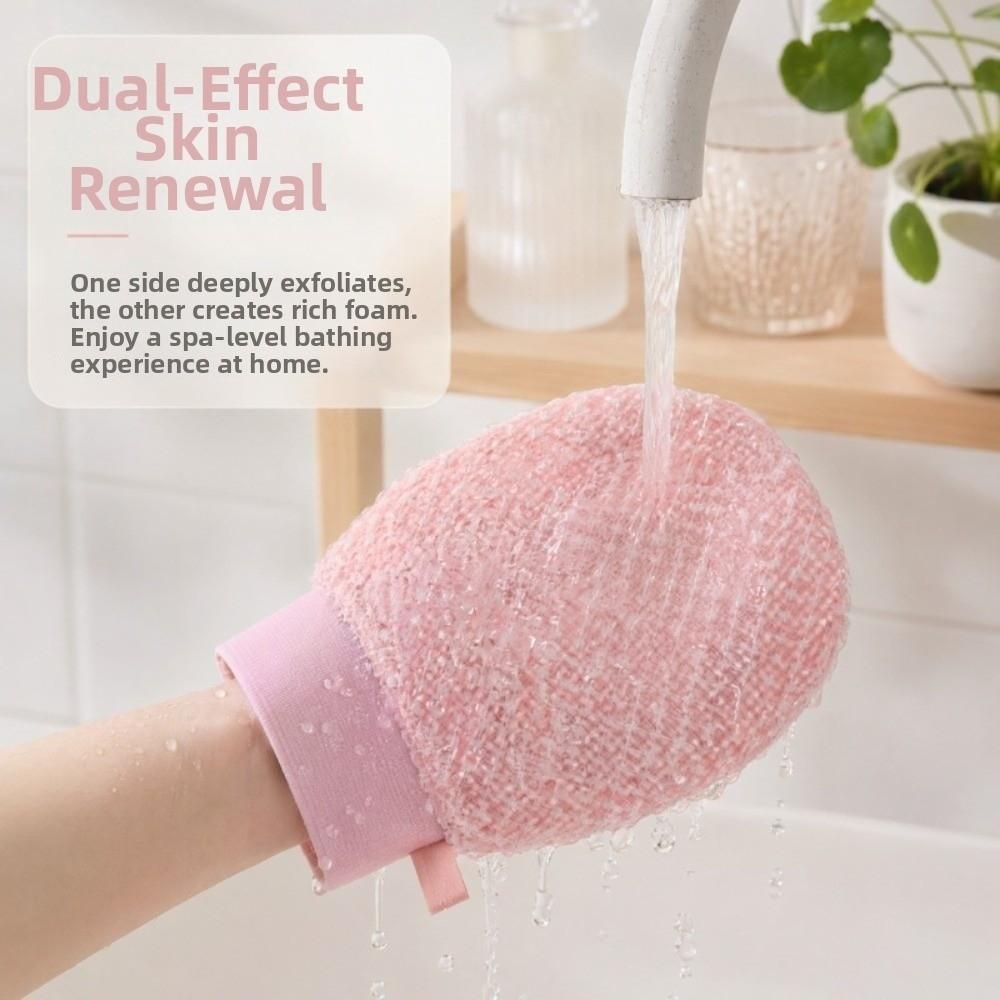Massage Texture Dead Skin Scrub Gloves Deep Cleaning Body Exfoliating Mitt  Bathing