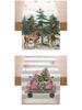 Creative Christmas Table Runner - Festive Print Polyester Placemat & Small Tablecloth