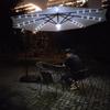 OEING Outdoor Cantilever Patio Umbrella with LED Lights