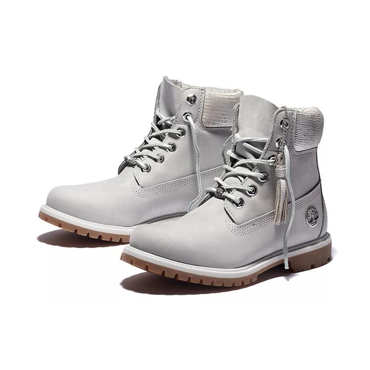 Timberland 6 Inch Premium Boots 'Light Gray' Women's A1UWF