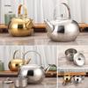 Stainless Steel Teapot with Filter for Home or Restaurant Use