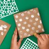 Geometric Square Texture DIY Stencil for Painting and Journaling