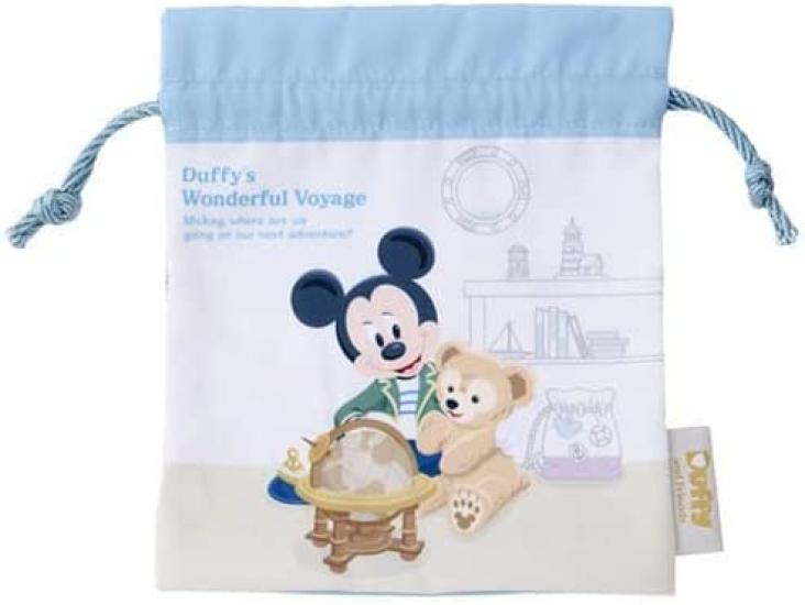 Mickey Duffy Drawstring Pouch Wonderful Voyage 2022 DisneySea Disney Merchandise Souvenir & Duffy's [Tokyo Exclusive]