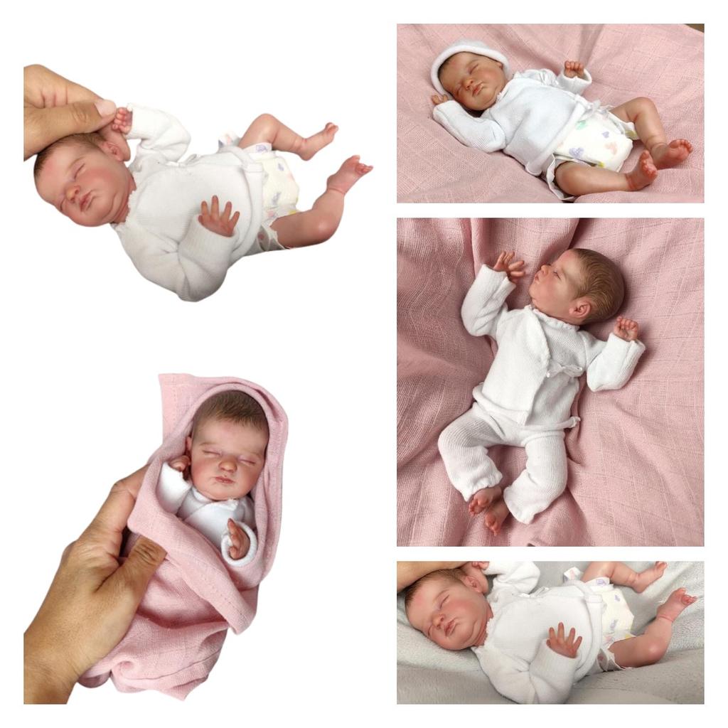 10in Reborn Simulation Doll Baby Bath Companion Real Life Toys Lifelike Kid Gift