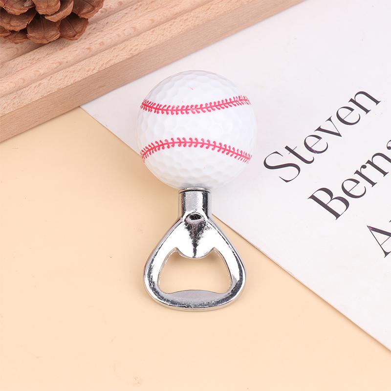 Rustfritt Stål Fotball Baseball Flaskeåpner Morsom Ølflaskeåpner, Nyhetsgave