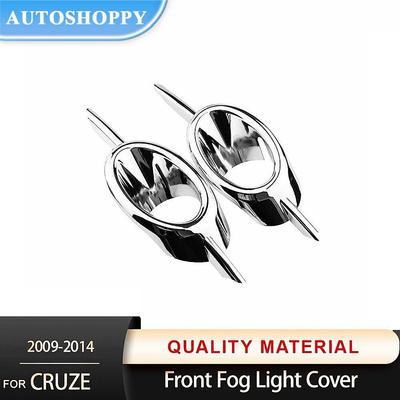 2Pcs ABS Chrome Car Front Fog Light Lamp Cover Sticker Trim for Chevrolet Chevy Cruze 2009 - 2014 Accessories