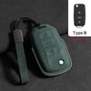 Suede Leather Car Key For Volkswagen VW DASAUTO PASSAT TAYRON Sagitar Tiguan Teramont CC Golf Bora Tavendor ID.3 TALAGON Magotan
