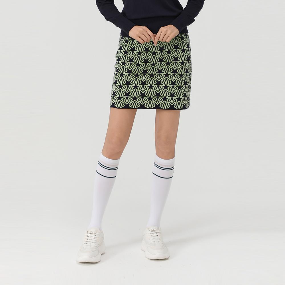 ELLE GOLF Women'S Star Pattern Sweater Skirt_6F61808
