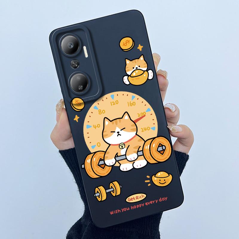 For Infinix Hot 20 4G X6826 X6826B X6826C / Hot20 5G X666 X666B Casing Soft Silicone Phone Case Sweet Painted Men Printed Cover