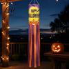 Skull Pattern Wind Streamer Halloween Windsock Flag Large Spooky Pumpkin Skeleton Ghost Socks Outdoor Decorative Eaves Hanging Props Decor for Yard
