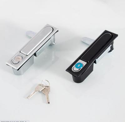 MS723 YH Serrure à poignée oscillante antivol à clé en acier et alliage de zinc durable pour armoire Serrure plane