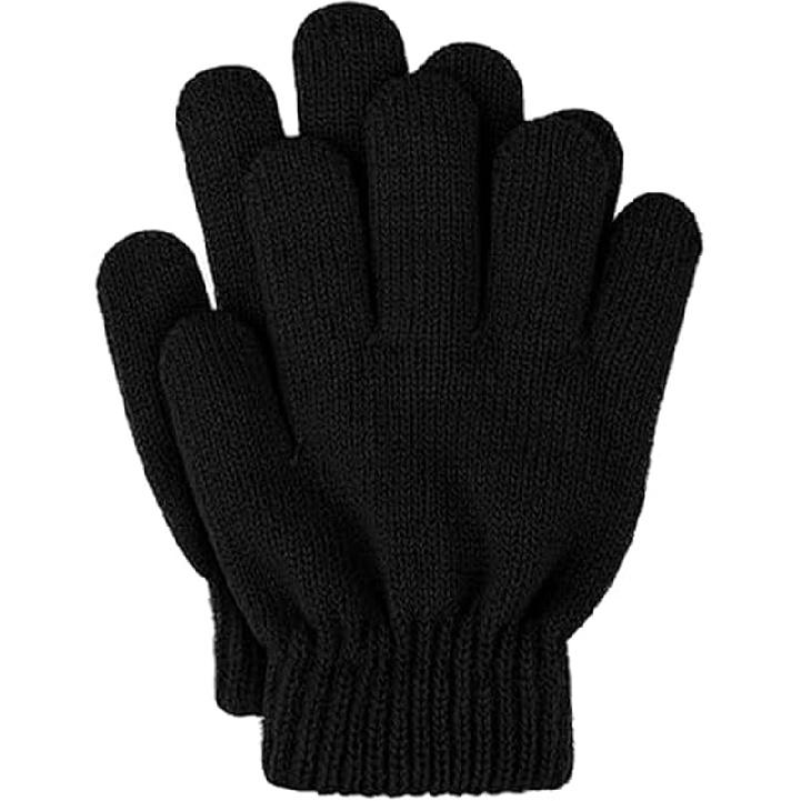 5 Colors Kids Magic Gloves Full Fingers Knit Gloves for Kids Boys Girls Stretchy Warm Winter Gloves Age 3-5