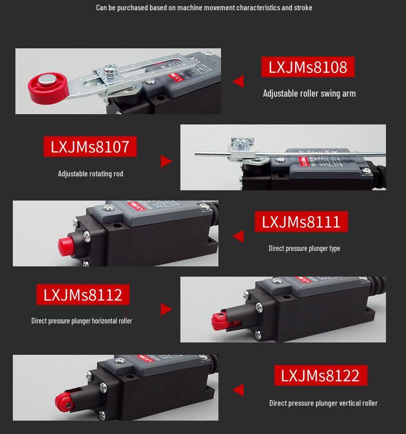 DELIXI LXJMs8108 Roller Mechanical Limit Micro Switch