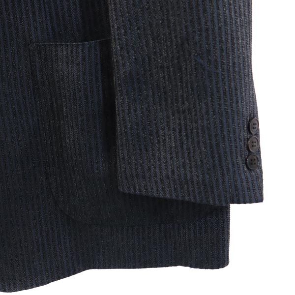 LANVIN Long sleeve Made in Japan 100% silk tailored jacket T46-54 Men's Used