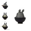 Cute Cartoon Totoro Bowl Sitting Cat Mini Model For Creative Garden Scenes And Home Office Decor
