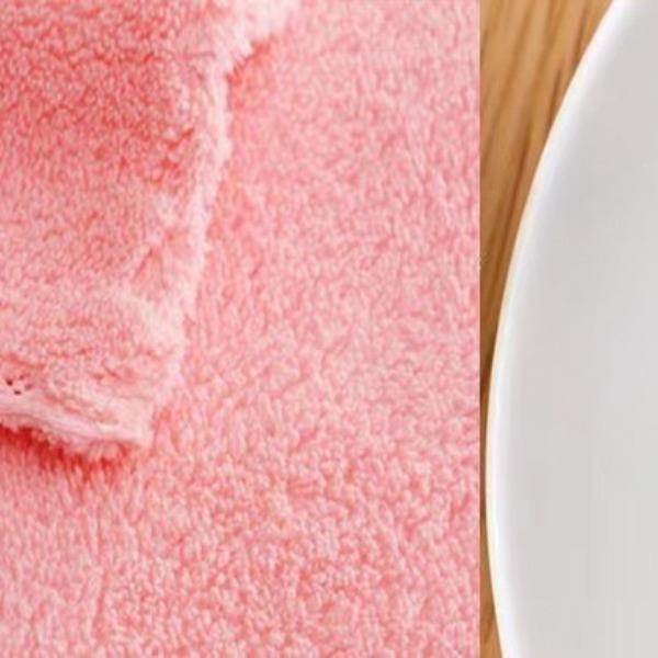 Coral Fleece Square Towel, Kitchen Cleaning, Dishwashing Rag, Absorbent Small Towel, Hanging Hand Towel, Soft Dishwashing Towel, Handkerchief