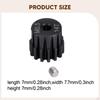 High-Performance Hardened Steel Pinion Gear for 1/18 And 1/24 RC Cars, Miniature Vehicles DIY