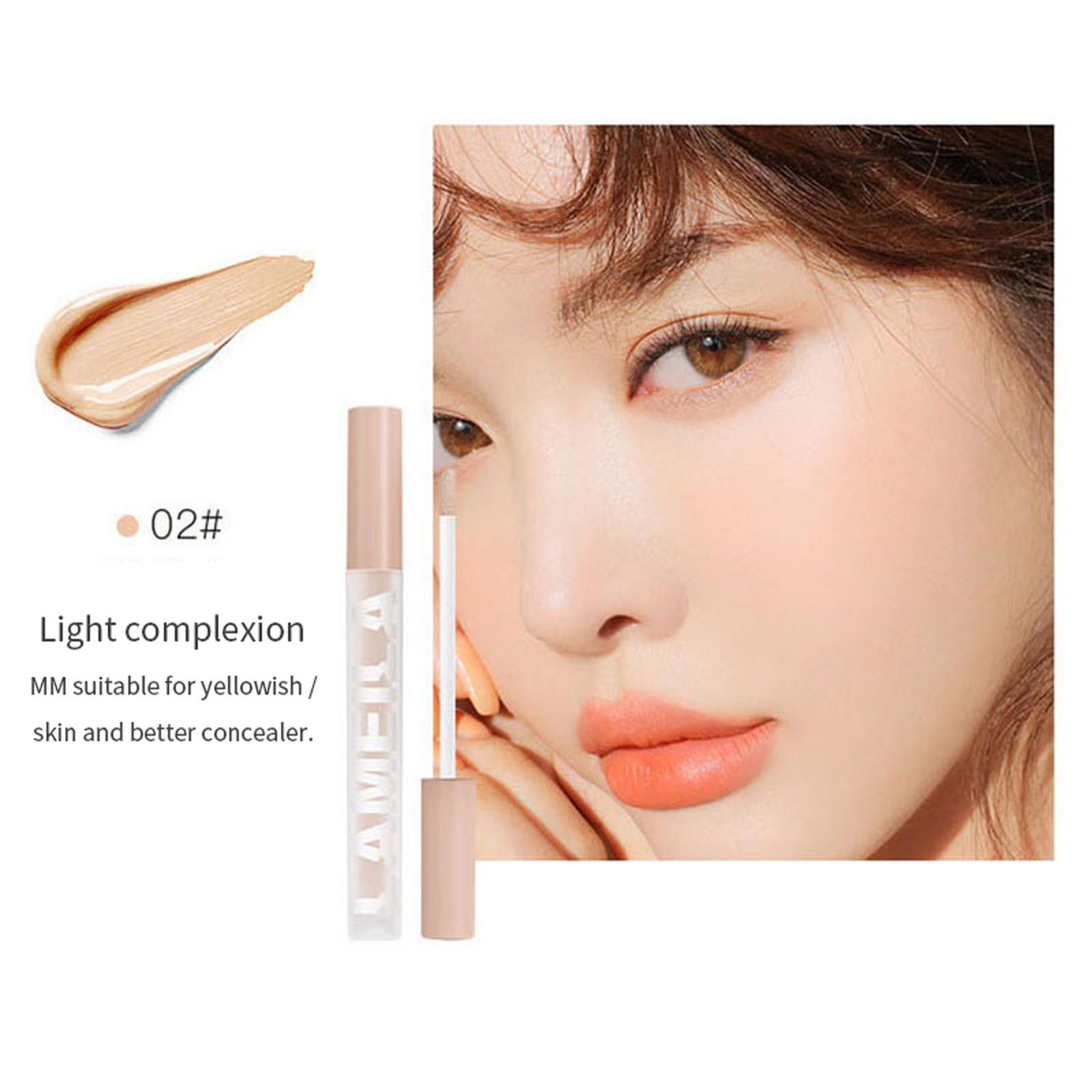 

LAMEIL AHigh Gloss Foundation Concealer Foundation Liquid Oil Control Увлажняющий телесный макияж нелегко снять, 4 мл