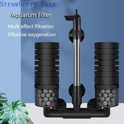 Neuer Aquarienfilter für Aquarium Fischbecken Luftpumpe Abschäumer Biochemischer Schwammfilter Aquarium Biofilter Filtro Aquario