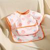 Adjustable Sleeveless Bib for Infants Baby Gentle On Skin Water Proofing Fabric Foof Catcher Pocket Design for Nursing