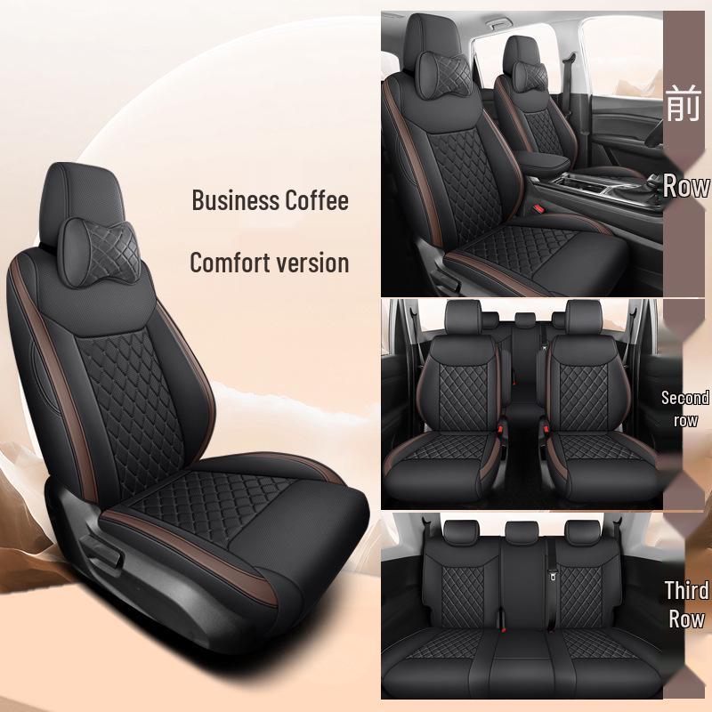 Wuling Jiachen Seven-Seat Leather Car Seat Cushion - All Seasons Universal Fit