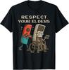 Respect Your Elders Retro Gaming Funny Gamer Controller 80s T-Shirt