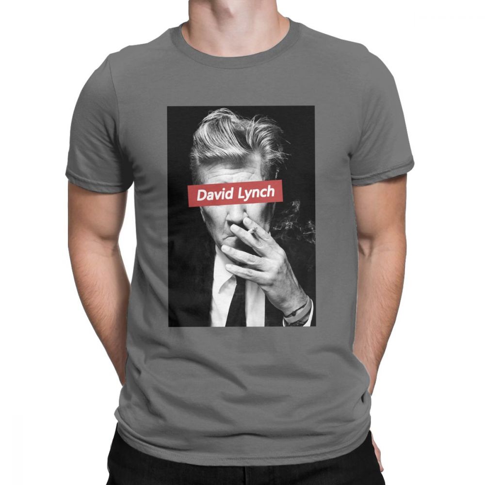 David Lynch Tshirt 80s Mens T Shirts Newest Twin Peaks Cotton Short Sleeve Tee Shirt Movie Tops Plus Size Birthday Gift TShirt