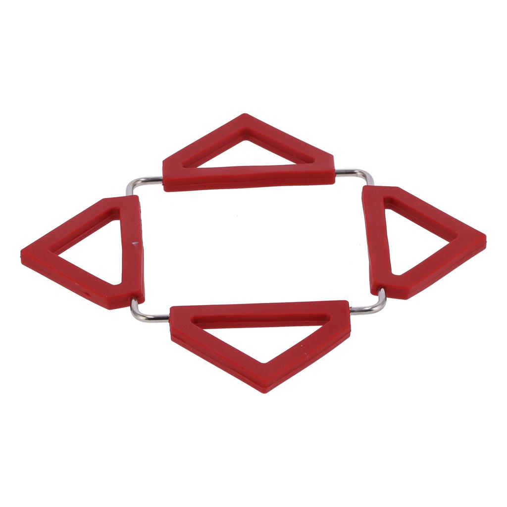 Silicone Trivet Mat Stainless Steel Hot Pot Holder NonSlip Coasters Heat Insulation Bowl Mats Foldable Table Pad Tableware Placemat for Hot Pans Bowls
