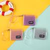 Transparent Women Purse Pvc Laser Clear Jelly Bag Mini Money Credit Card Holder Clear Wallet Bags Ladies Purse With Neck String
