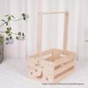 Solid Wood Baby Storage Rack and Toy Basket