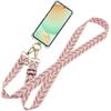 Case - Reinforced Protection - Samsung Galaxy S24 FE - Shockproof TPU - Adjustable Shoulder Strap - Pink