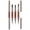 Sandalwood Double-headed Nail Art Gel Brush Tool