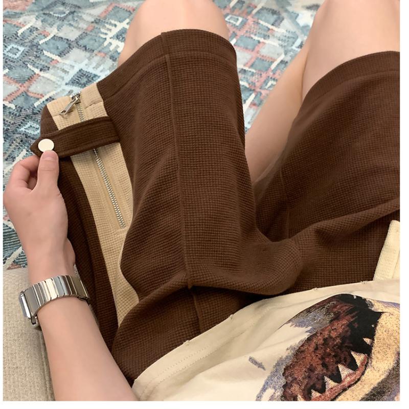 Мужские летние шорты-карго Ретро однотонные функциональные однотонные модные свободные — фото 7