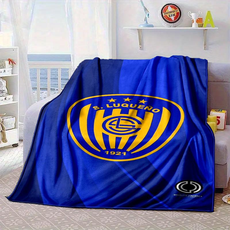 Saint Luque Sports Emblem Portable Blanket/Soft Blanket Bedding Blanket Suitable for Travel Camping Living Rooms Offices Sofas Fan Gifts