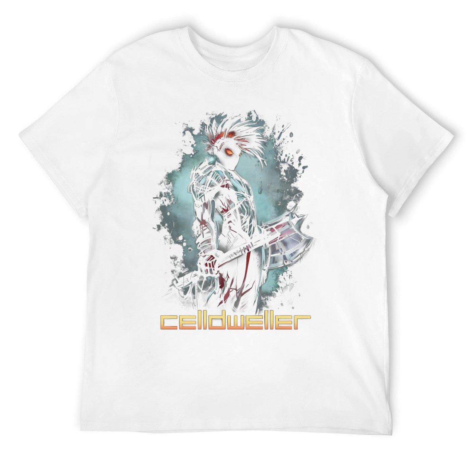 Celldweller Battleaxe TShirt Summer Top Plus Sizes Blanks Anime Clothes Oversized T Shirts For Unisex S