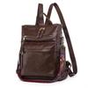 2025 Women's Retro PU Backpack - Large Capacity Casual Travel Bag