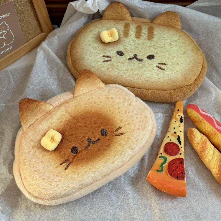 Cute Plush Pencil Case with Animal Glasses Design Large Capacity Cat Dog Shaped Makeup Bag School Stationer Bag Gift for Kids