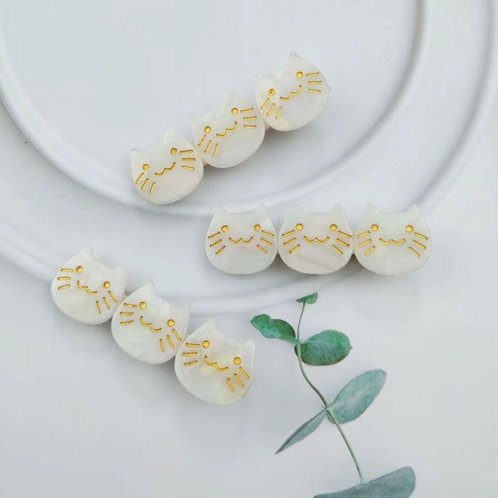 Clip Gifts Acetic Acid Female Barrettes Three Cat Hair Clip Hair Accessories Korean Style Hairpin