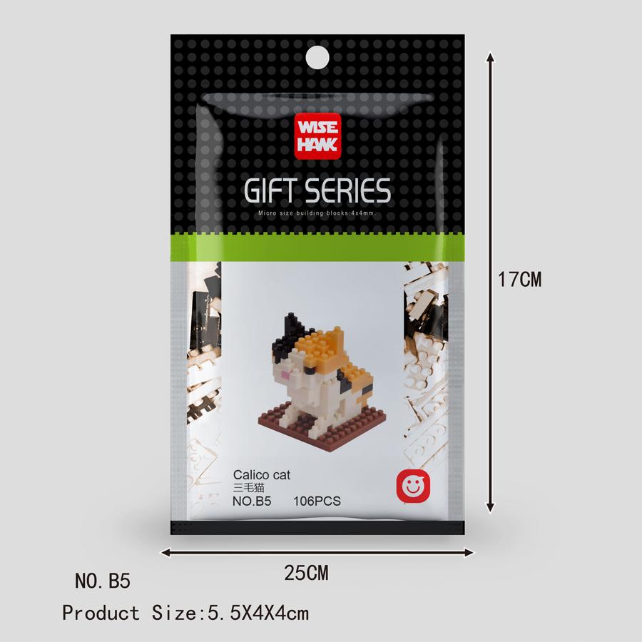 Mini Tiere Mikropartikel Bausteine Diamantsteine Kinderspielzeug Katze Hund Fisch Vögel Modelle Montage Spielzeug Geschenksets