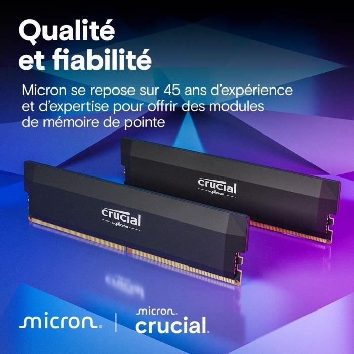 RAM memory - CRUCIAL - DDR5 PRO Overclocking - 32GB kit (2x16 GB) - 6000 MT/s - CL36 - Heat sink - CP2K16G60C36U5W
