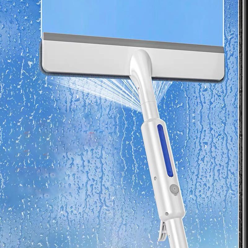 2 In 1 Extended Window Cleaning Kit Spray Double Sided Glass Squeegee Cleaner Duster Mop Window Professional Cleaning Tools