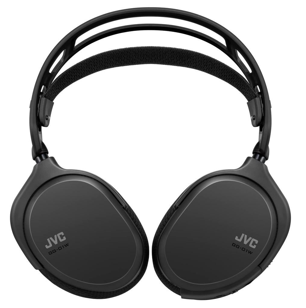JVC Kenwood Gaming Approximately Black GG-01W Headset, Wireless, Lightweight, 209g,