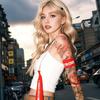 1pc Large Temporary Tattoos for Women Leg Tattoo Sexy Body Painting Cat Wolf Fox Anime Skull Fake Tattoo Stickers Water Transfer