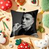 Singer Rauw Alejandro Nuestra Cushion Cover Plush Fabric Soft Double-Sided Printed Sofa Warm Winter Home Gift Pillow Cover